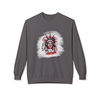 Freedom Statement Sweatshirt - Freiheitstatue muted but not unbroken