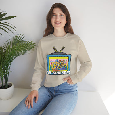 The Simpsons Unisex Heavy Cotton Sweatshirt