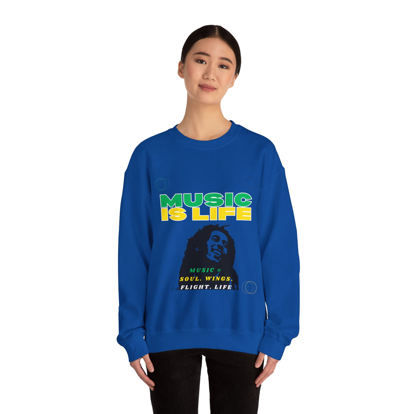 Music Is Life Bob Raggae Sweatshirt