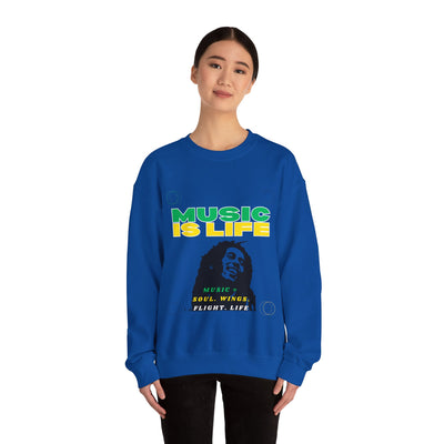 Music Is Life Bob Raggae Sweatshirt