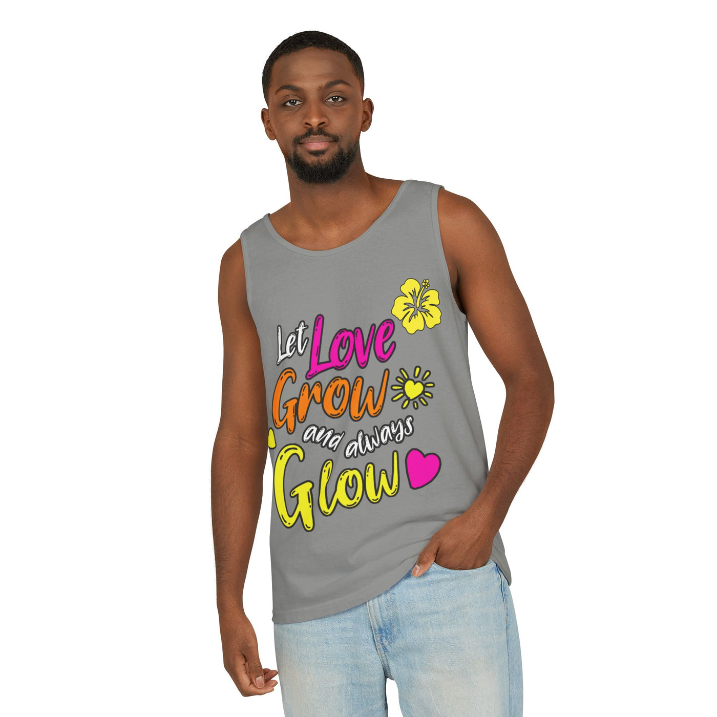 Tank Let Love Grow ... , Motivational Workout Shirt