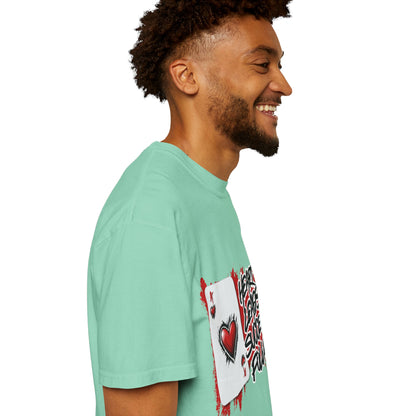 Heart Leads Success Unisex Heavy Cotton Tee | Graphic Tee | Casual Wear | Gift for Gamers | Inspirational Fashion | Streetwear