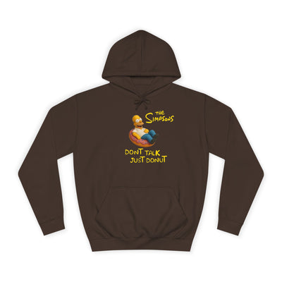 Funny Donut Lover Hoodie, Unisex College Hoodie, The Simpsons