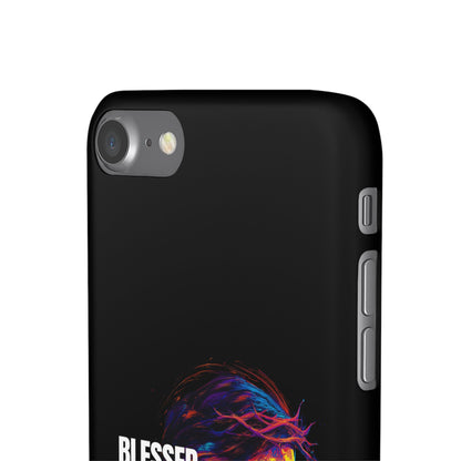 Blessed Saved Loved -  Snap Case Handyhülle - Jesus