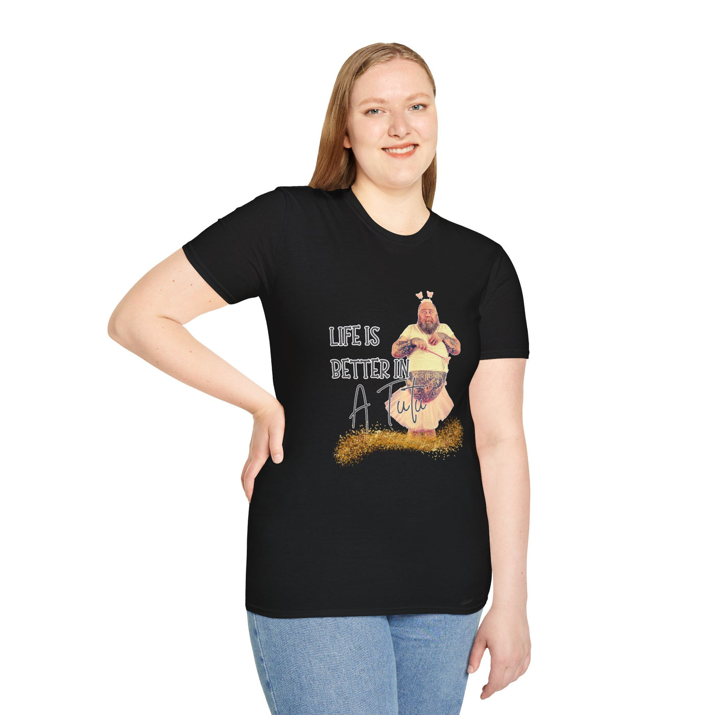 Life Is Better in a Tutu Unisex Softstyle T-Shirt