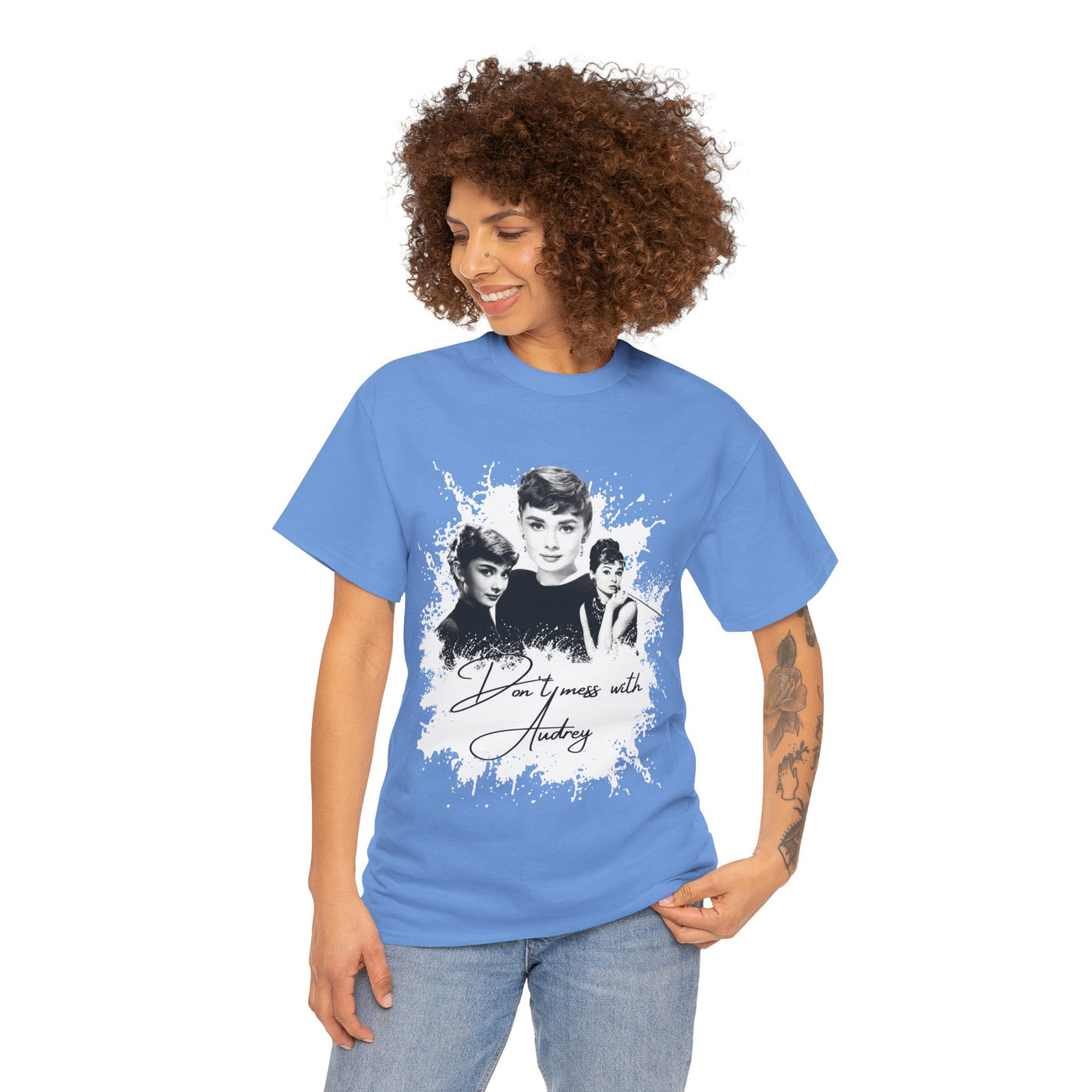 Don't mess with Audrey - Audrey Hepburn T Shirt