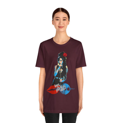 Amy Vintage-Inspired Music Lover's e T-Shirt