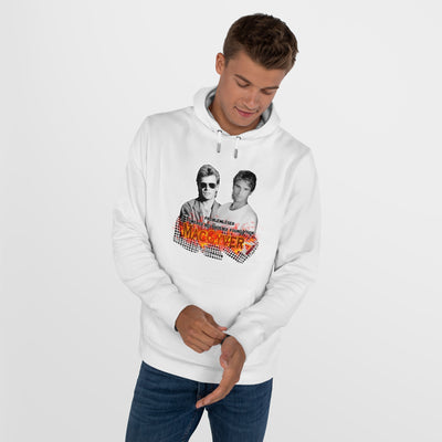 Retro MacGyver King Hooded Sweatshirt - Classic 80s Style