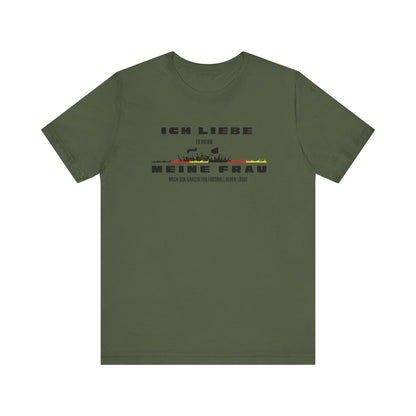 Funny Unisex Jersey Tee - "Ich Liebe Meine Frau" T-Shirt