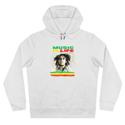 Music Is Life King Hooded Sweatshirt | Perfect for music lovers