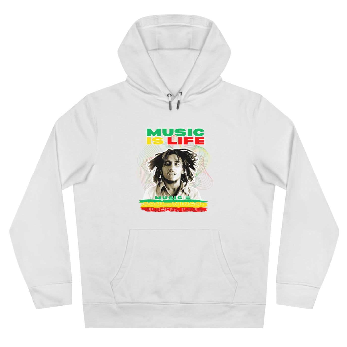 Music Is Life King Hooded Sweatshirt | Perfect for Music Lovers