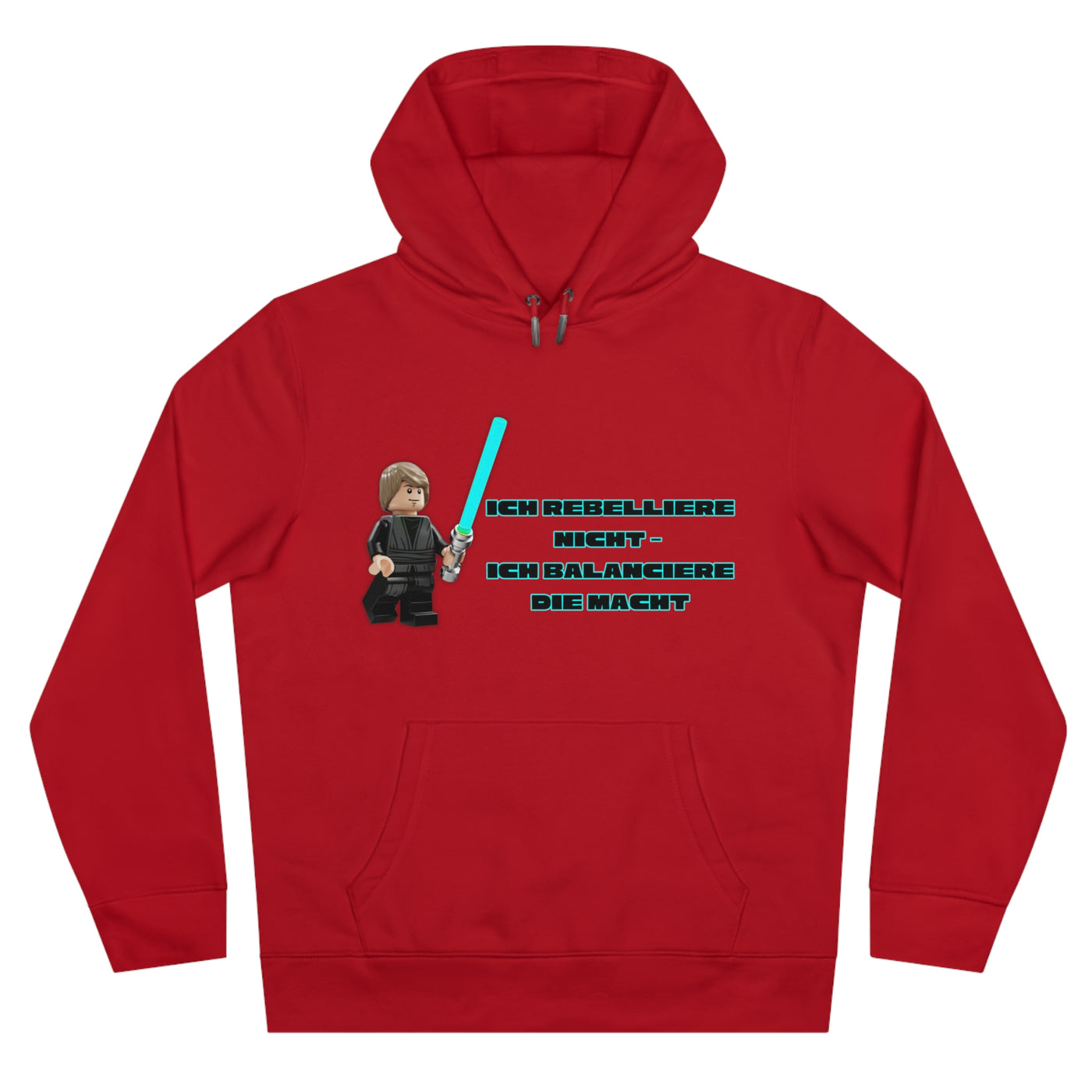 Star Wars Inspired King Hooded Sweatshirt - "I do not rebel - I balance the Force"