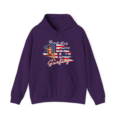 Beach Girls Surfing USA Hoodie