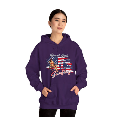 Beach Girls Surfing USA Hoodie