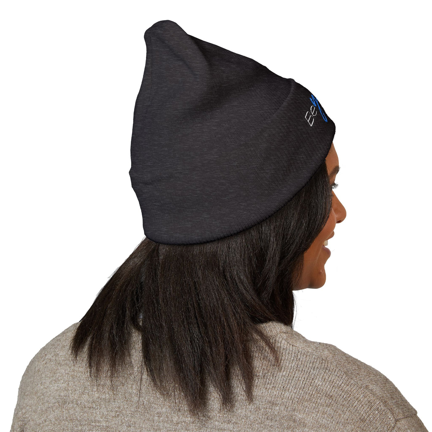 Vibrant "BeYoutiful" Cuffed Beanie - Stylish Embroidered Hat for Self-Expression
