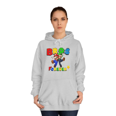 Super Bros College Hoodie, Unisex Gaming Hoodie