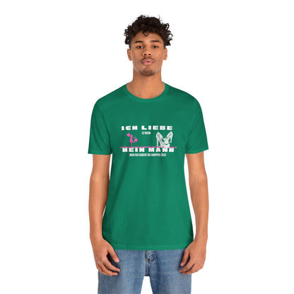 I Love My Husband "Shopping" Unisex Jersey Short Sleeve Tee