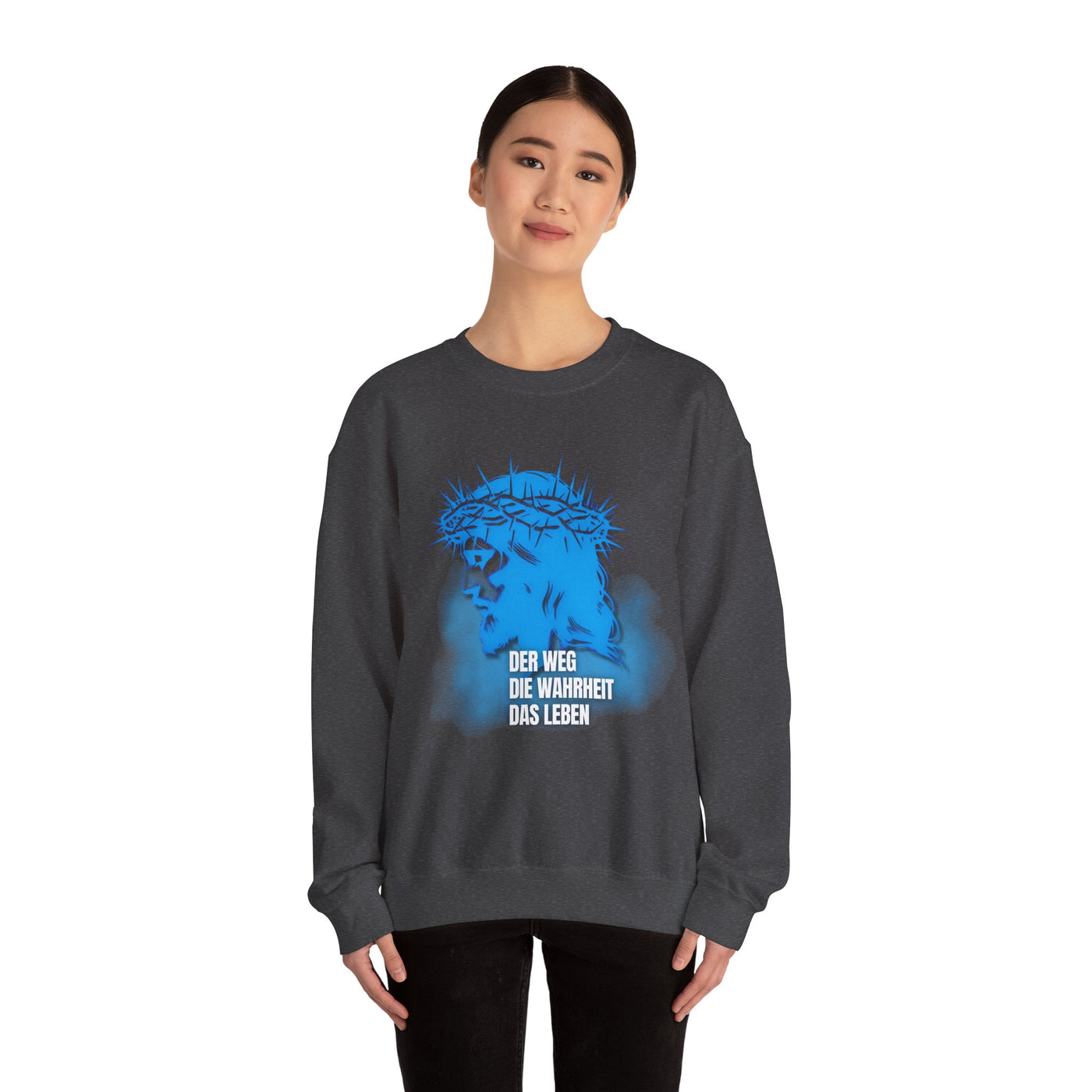 Sweatshirt Jesus "Der Weg - Die Wahrheit - Das Leben"