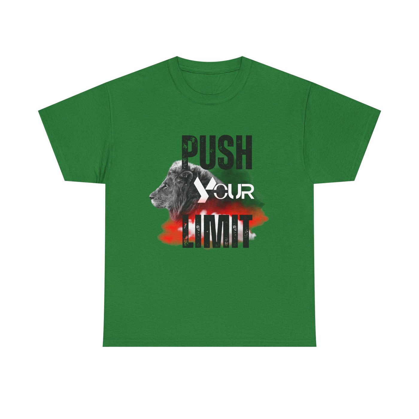 Motivational Unisex Heavy Cotton Tee - "Push Your Limit"