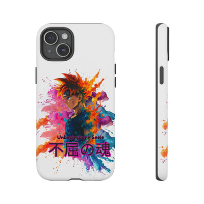 "unbesiegbare Seele" Tough Cases - Colorful Anime Phone Case Handyhülle