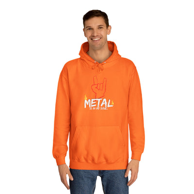 "Metal" Music Unisex College Hoodie