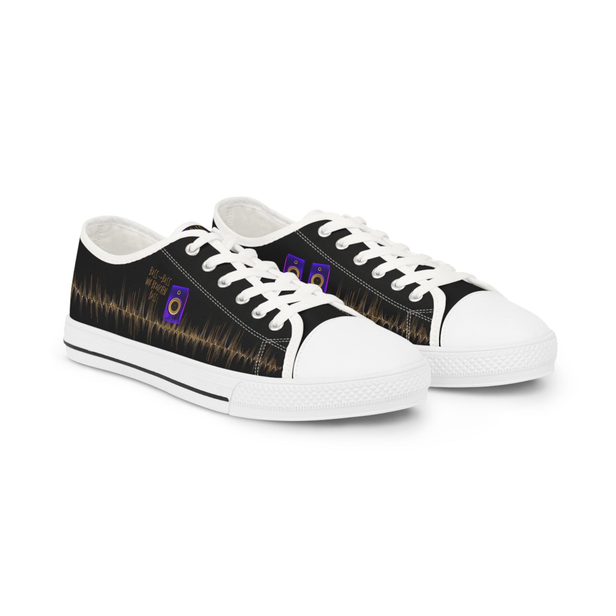 Bass Bass wir brauchen Bass- Sound Wave Men's Sneakers - Stylish | Kultfaser