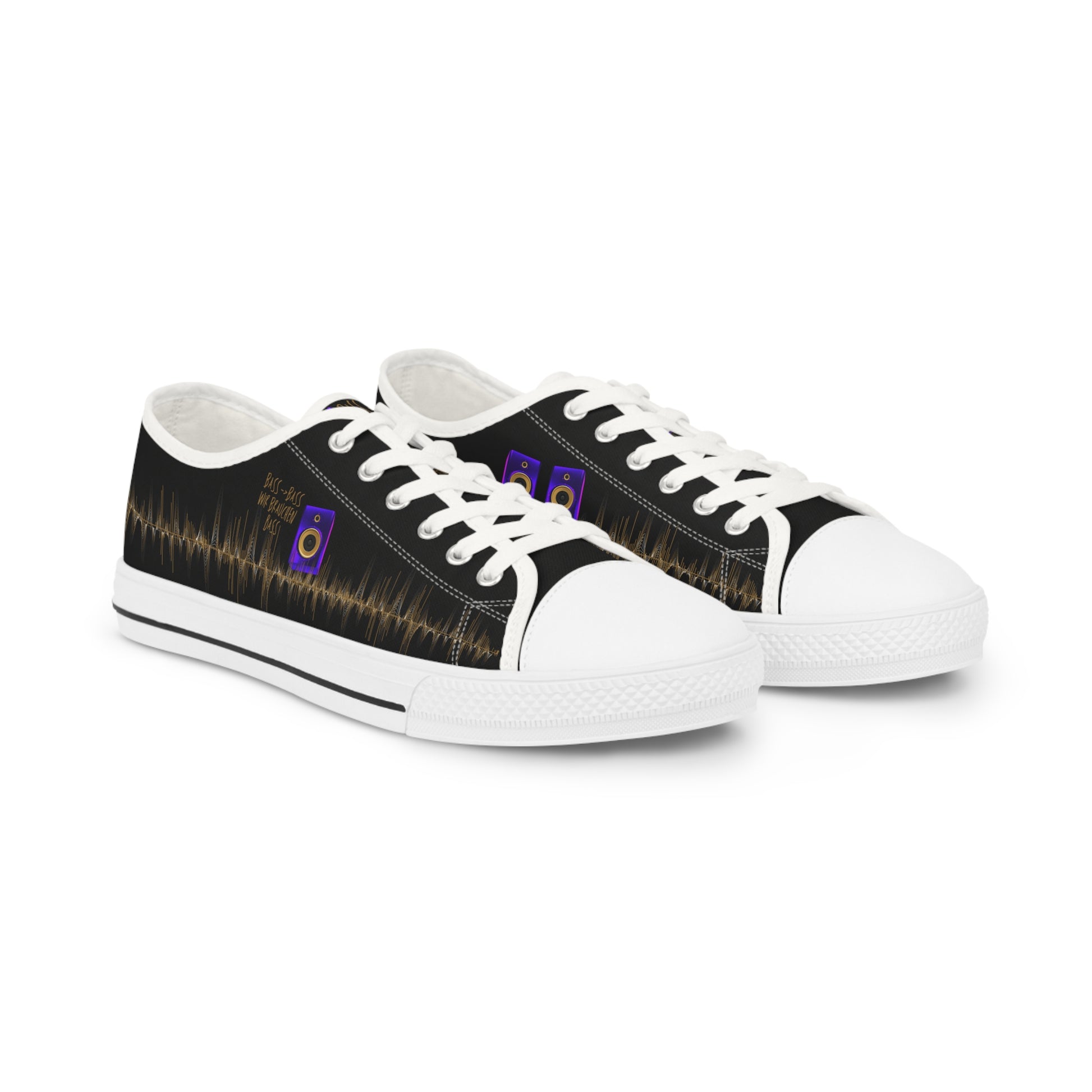 Bass Bass wir brauchen Bass- Sound Wave Men's Sneakers - Stylish | Kultfaser