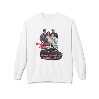 Unisex A-Team Fleece Crewneck Sweatshirt - Retro TV Show Inspired Apparel