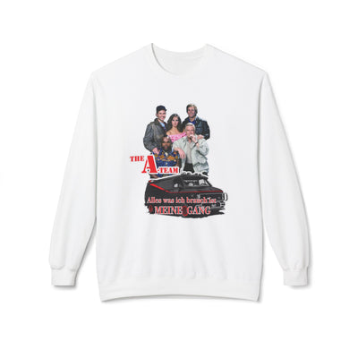 Unisex A-Team Fleece Crewneck Sweatshirt - Retro TV Show Inspired Apparel