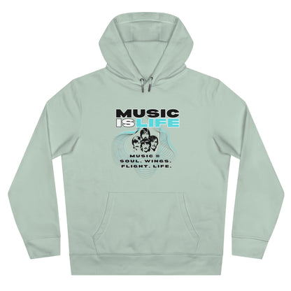 Beatles Music Is Life King Hooded Sweatshirt | Perfect for music lovers