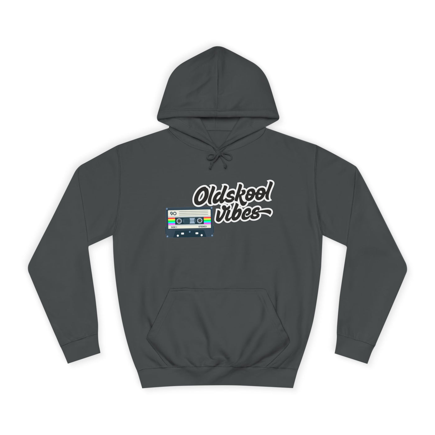 Oldskool Vibes- Hooded Sweatshirt - 'Oldskool' Graphic
