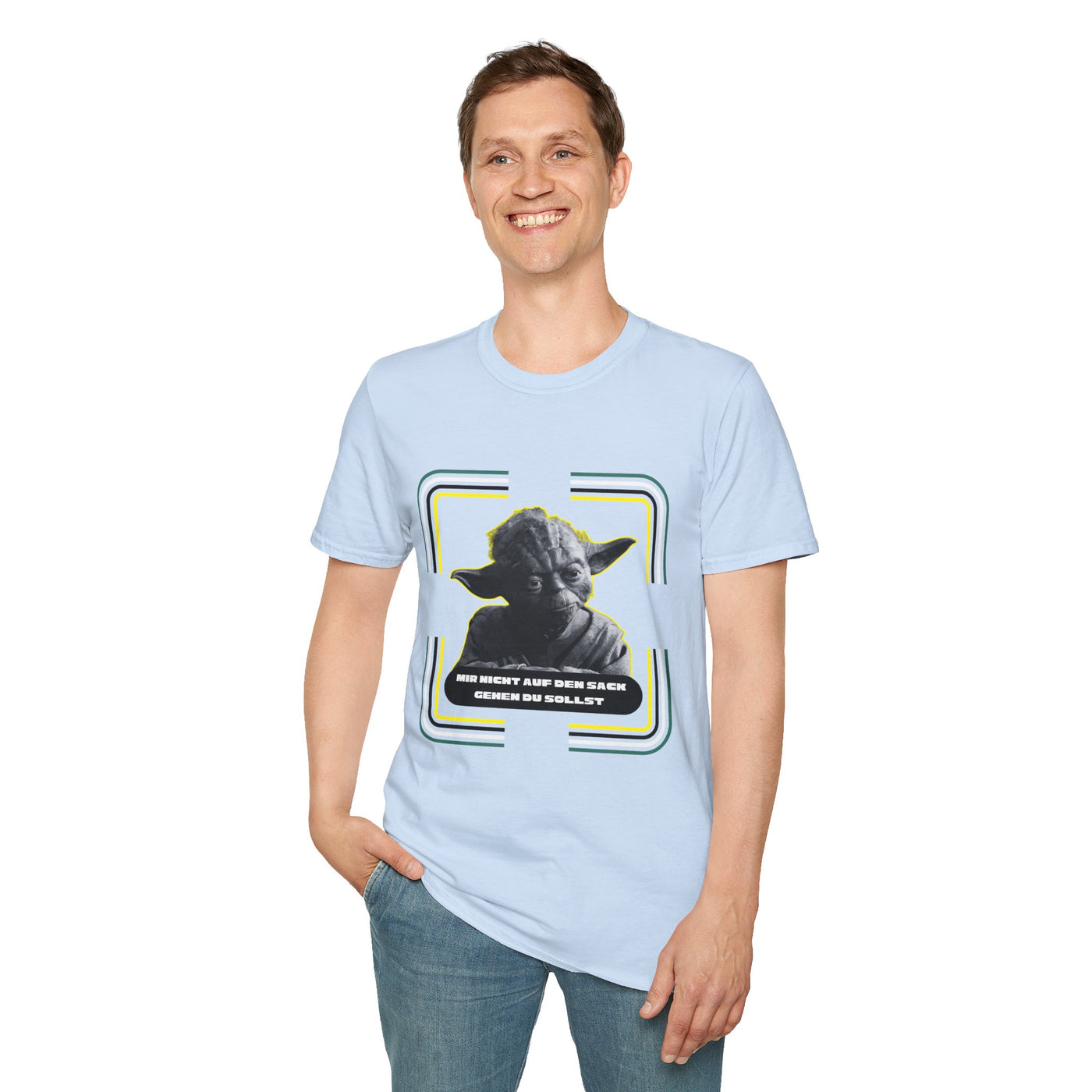 Yoda-Inspired Unisex T-Shirt - 'MIR NICHT AUF DEN... GEHEN DU SOLLST'