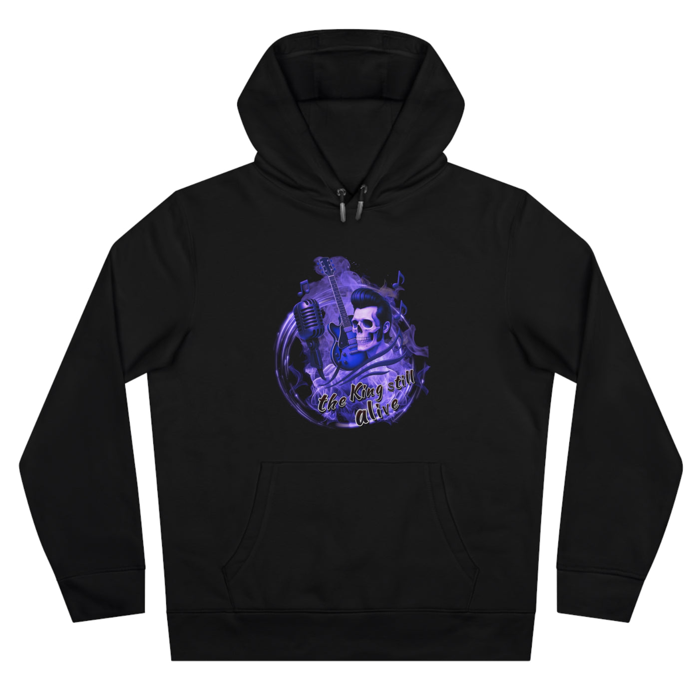Rock 'n' Roll King Hooded Sweatshirt - 'The King Still Alive' Graphic
