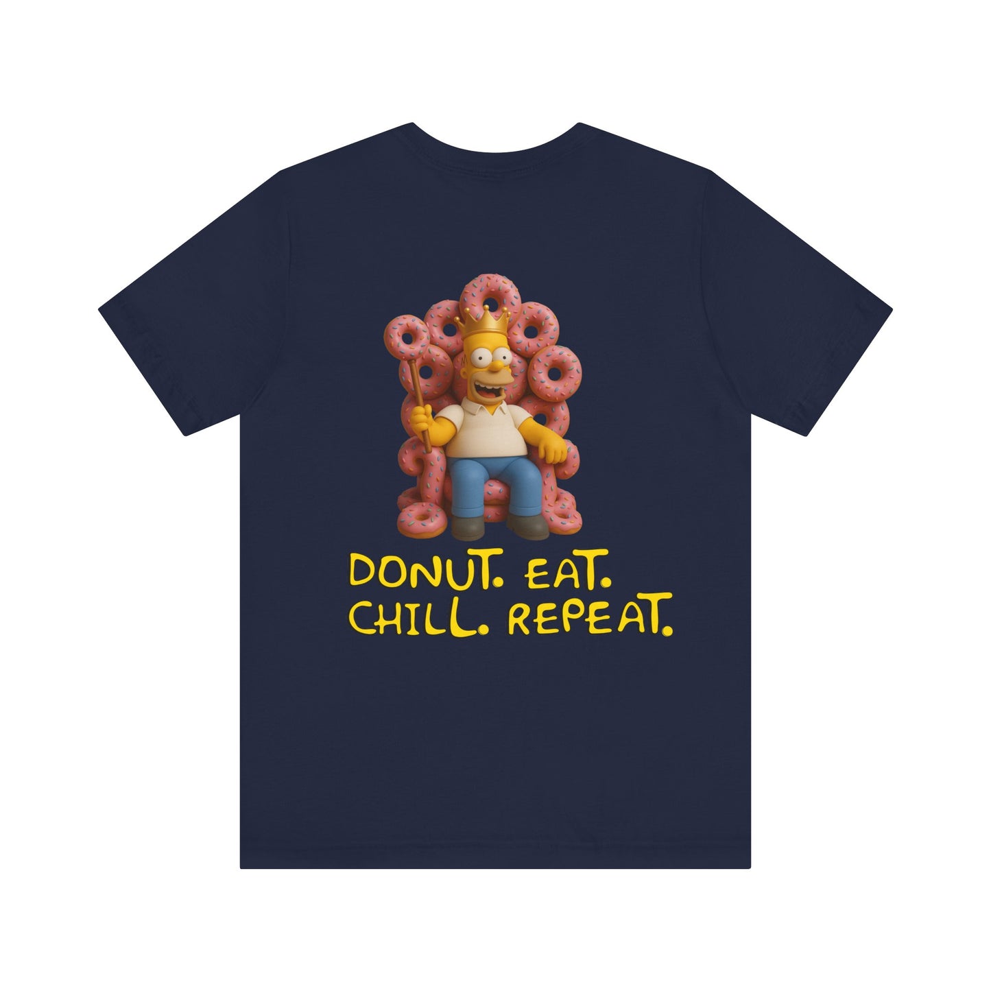 The Simpsons Donut Lover Tee - Funny Graphic T-Shirt -unisex