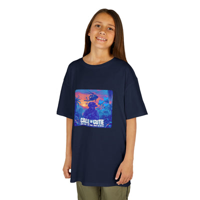 Call of Cutie Unisex Oversized Boxy Tee - Chill Vibes for Game Lovers for Teens