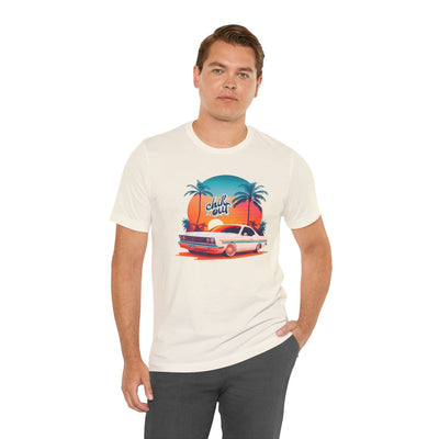 Chill Out Retro Car Tee - Unisex Jersey Short Sleeve Shirt