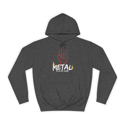 "Metal" Music Unisex College Hoodie