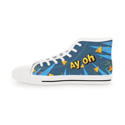 Vibrant High Top Sneakers, Freddie - Ah yo - Dont mess with Freddie