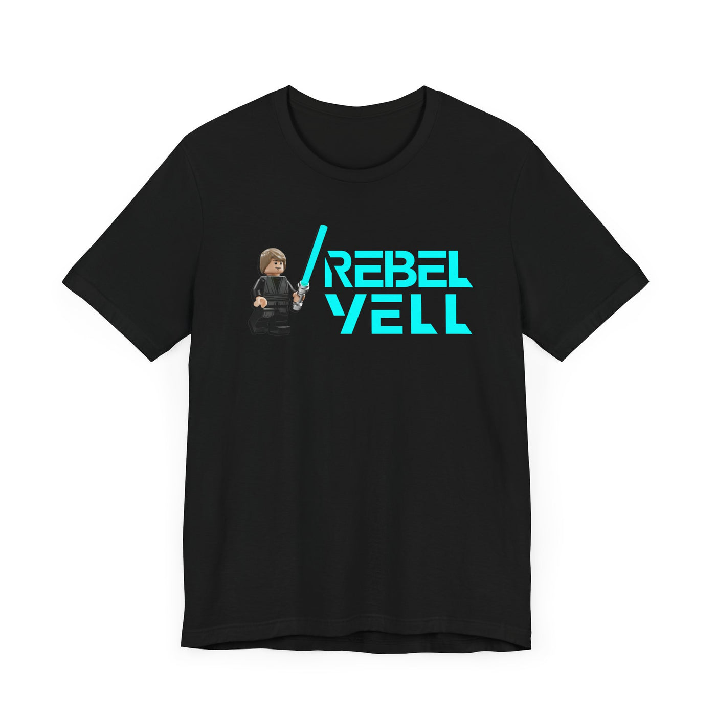 Cool Rebel Yell Luke Skywalker Unisex Jersey Tee - Short Sleeve Graphic T-Shirt for Fans