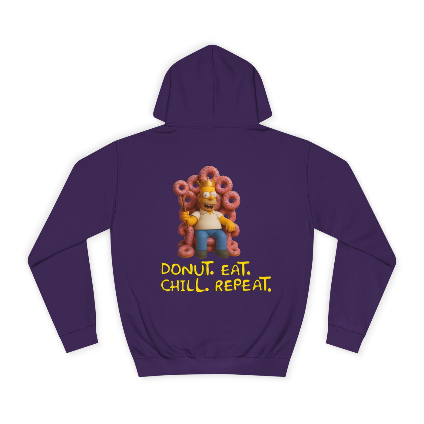 Funny Donut Lover Hoodie, Unisex College Hoodie, The Simpsons
