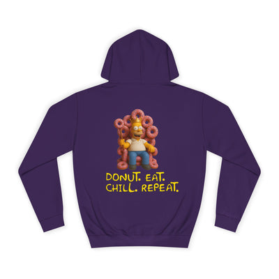 Funny Donut Lover Hoodie, Unisex College Hoodie, The Simpsons