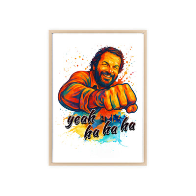 Funny Motivational Poster with Bud Spencer – 'Yeah Ha Ha Ha' 