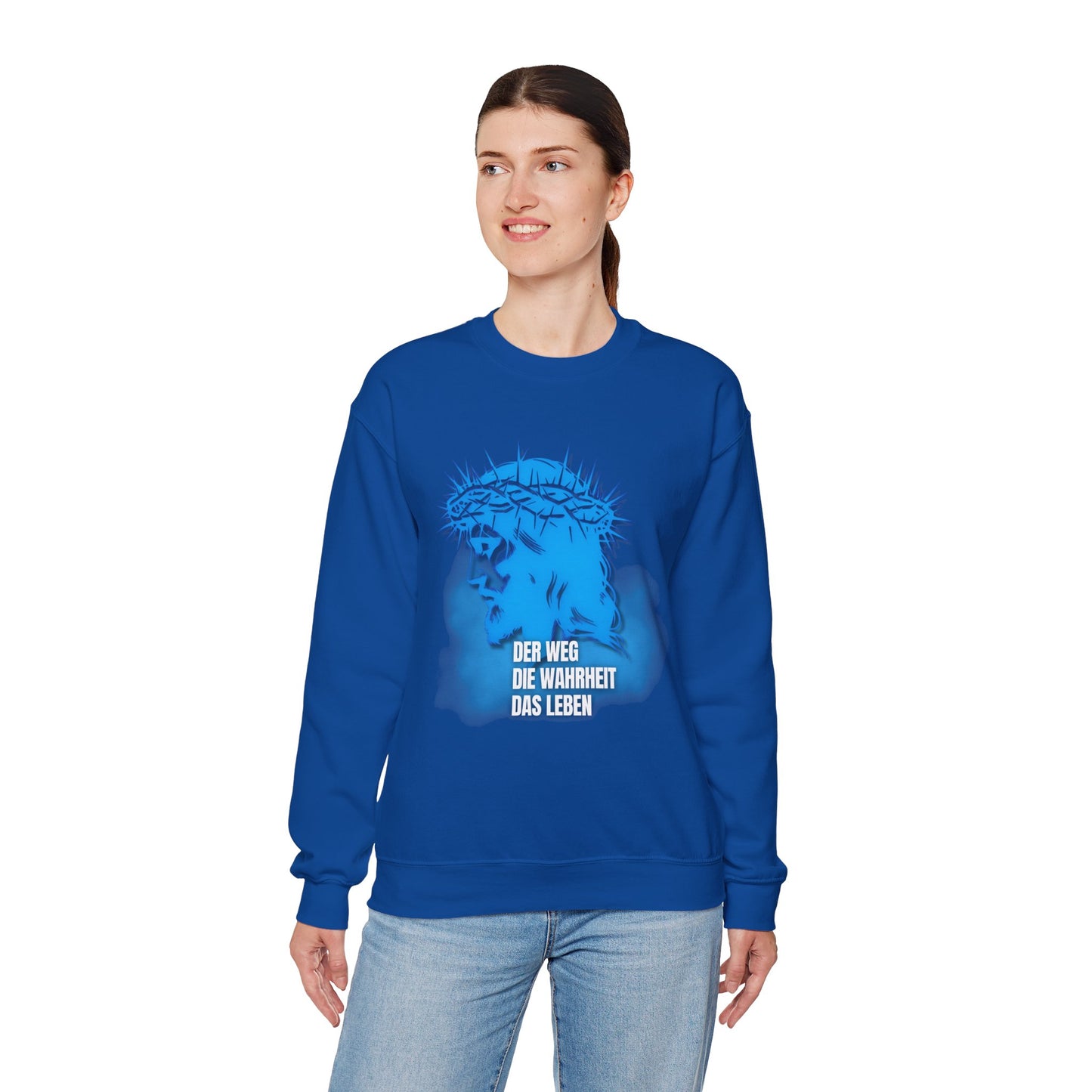 Sweatshirt Jesus "Der Weg - Die Wahrheit - Das Leben"