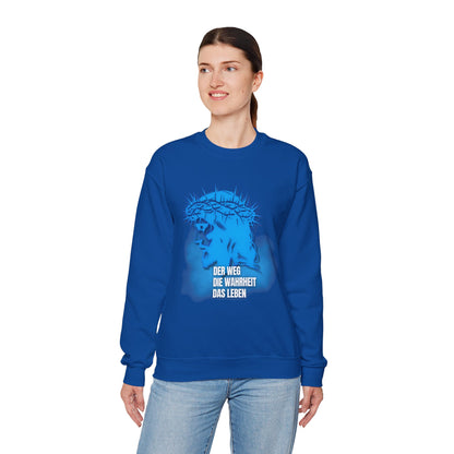 Sweatshirt Jesus "Der Weg - Die Wahrheit - Das Leben"