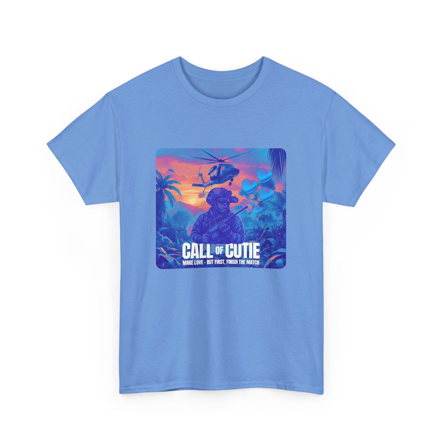 Retro Call of Cutie Unisex Oversized Boxy Tee - Chill Vibes for Game Lovers 