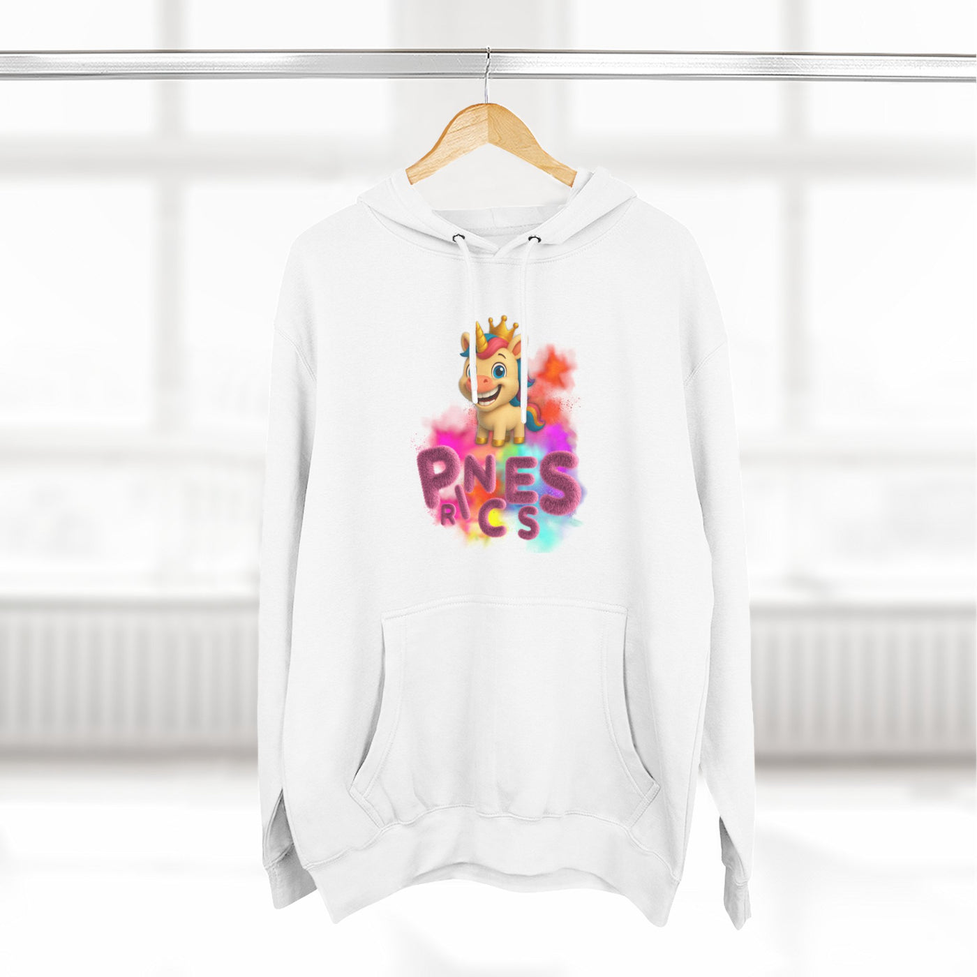 Colorful Kids' Fleece Hoodie with Fun Design