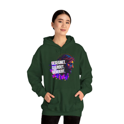 Jesus Colorful - with saying Blessed- Grounded - Celebrated