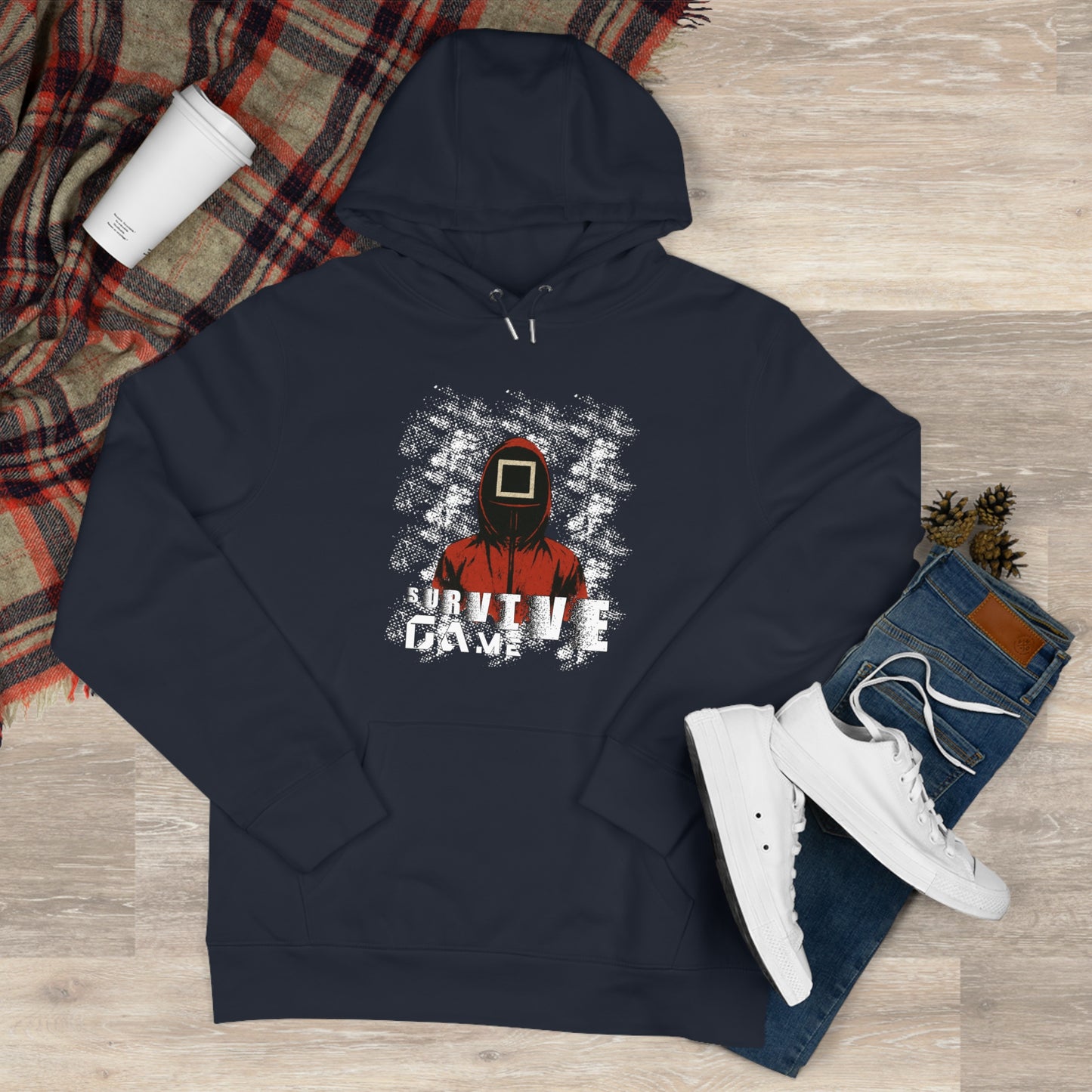 Squid game Hoodie - survive game 