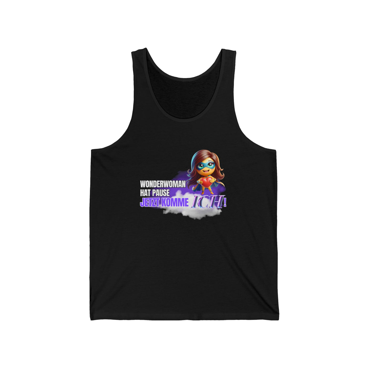 Funny Wonder Woman Unisex Jersey Tank - Perfect for Fitness and Casual Wear
