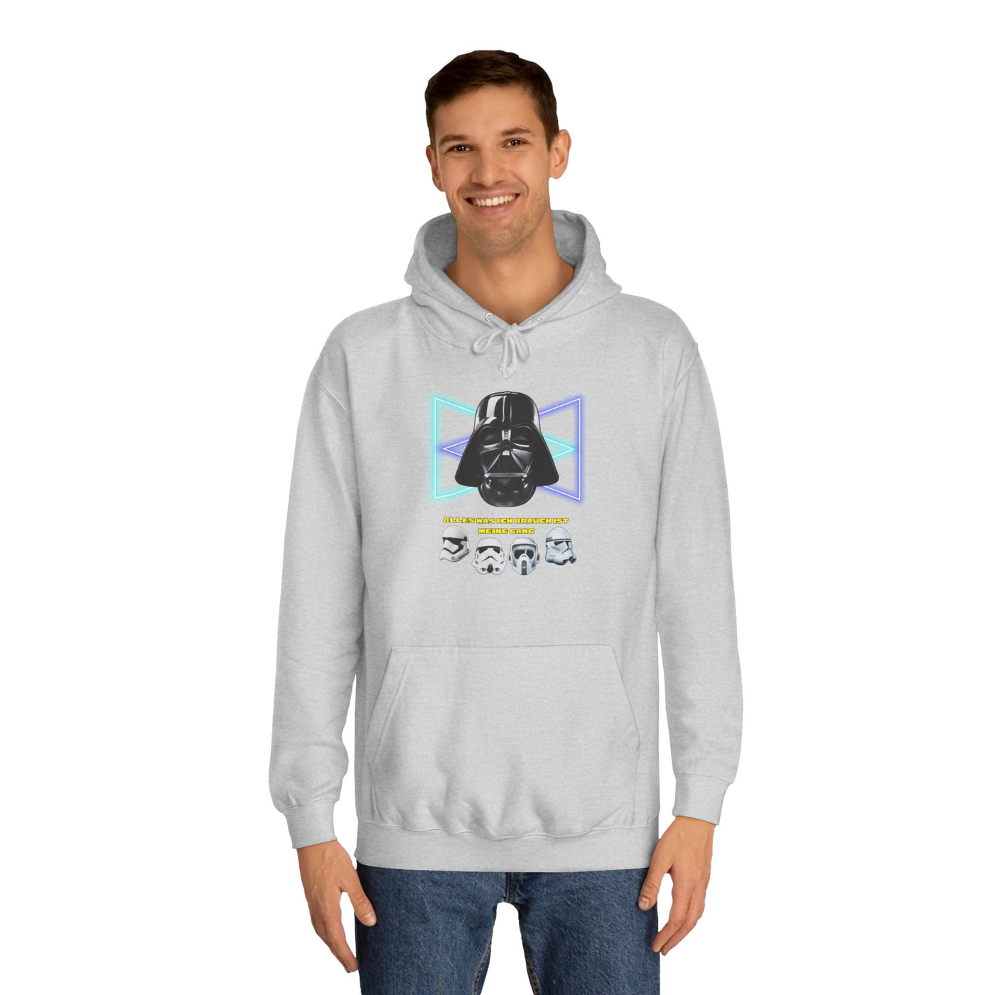 Star Wars unisex Hoodie - Darth Vader   - Alles was ich brauch ist meine Gang - beidseitig bedruckt